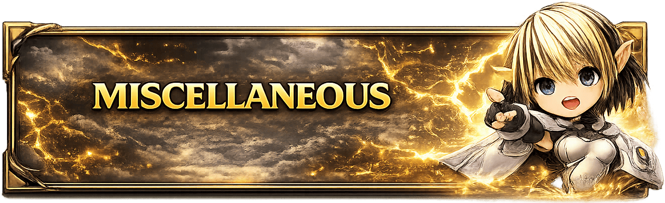 Miscellaneous